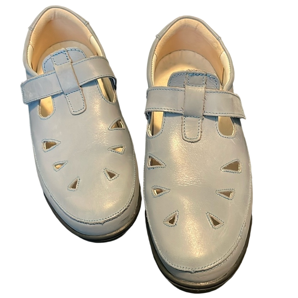 Propét Ladybug Mary Jane Flats, Women’s 6W, Grey
